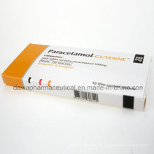 GMP Fabrik Medizin Analgetikum Antipyretic 500mg Paracetamol Tablette